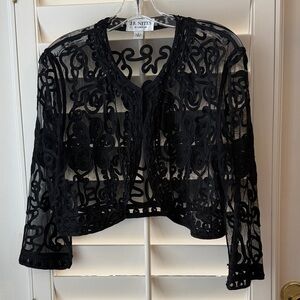 J.R. Nites Black Lace Women Top